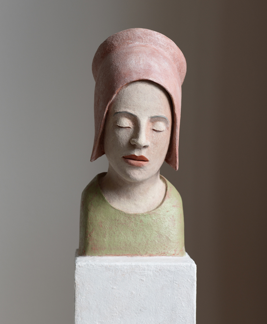 girl with a pink cap
